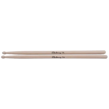 1 Двойка на барабанни пръчки 5A 7A от клен дърво, барабанни пръчки за начинаещи, професионален шок, монтаж, аксесоари, Музикални инструменти