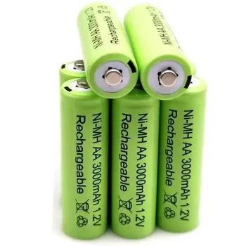 4 ~ 20 БР 1,2 3000 mah NI-MH AA батерии за предварително натоварване, Акумулаторни NI-MH Акумулаторни батерии за перезаправки, батерии за деца Micrfono De La Cmara