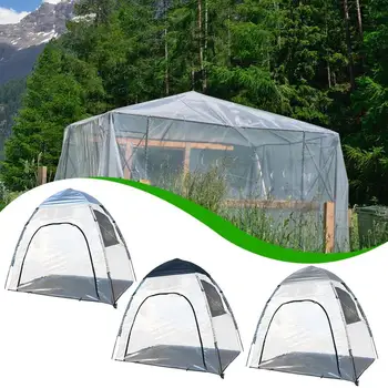 5,9 4,3 X X 5,2 Метра Външна балон палатка PVC Всплывающая Балон прозрачна палатка, устойчива на атмосферни влияния Палатка за партита, Экранный къщичка за градина и двор