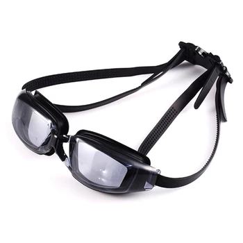 C324 Комфорт за възрастни, водоустойчив Плувни очила с плосък наклон светлина, HD, Фарове за Очила за плуване, Унисекс Очила за плуване, Многоцветни по желание
