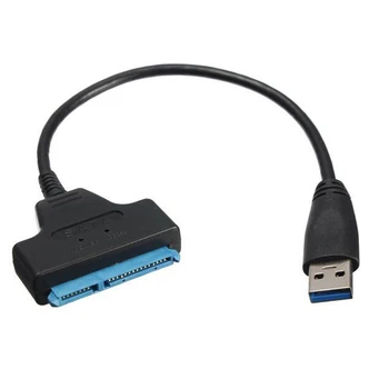 CY Cablecc високоскоростен достъп до 5 Gbit/с Кабел адаптер за USB 3.0 -SATA 22 Пин-за 2,5 