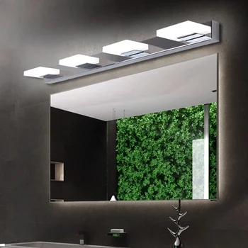 Led осветление тоалетна масичка led mirror light L35/55/75/95/ 115 см модерен козметичен акрил, с монтиран на стената лампа, водоустойчив стенни лампи за осветление за баня