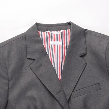 Lin1934-Мъжки професионален бизнес костюм от три части в британски стил