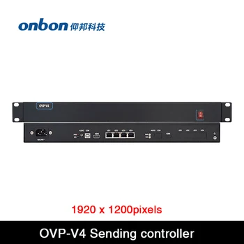 Видеостена Onbon OVP-V4 LED Display Screen Sending Box Поддържа HDMI, USB, 1920 x 1200пикселей, работи с Rceciving карта