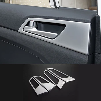 За 2015-2019 Hyundai Tucson Вътрешна Врата Копчето, Панел Bezel, Формоване, Хром Дизайн