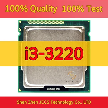 Използва се i3-3220 i3 3220 Оригиналния cpu Core CPU процесор 3M Cache, 3,30 Ghz Настолен процесор LGA1155 С поддръжка на дънната платка B75