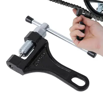 Инструмент за изключване на вериги под наем, сплитер верига, 420-530 Инструмент за ремонт на веригата на пътната и планински велосипед, инструмент за ремонт на вериги за скутер