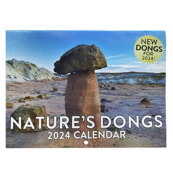 Календар на Natures Dongs в 2024 година, забавен календар Nature за подаръци възрастни