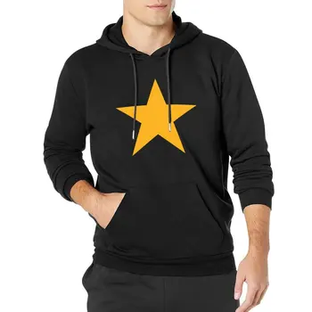 Качулки Yellow Star Essentials, есенна ежедневни риза с качулка Revolution Star, мъжки hoody в ретро стил Оверсайз.