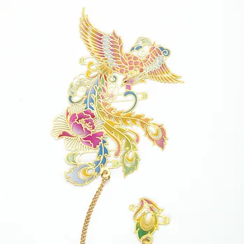 Луксозна метална раздела в китайски стил Ретро под формата на животински Канцеларски материали Креативен подарък учител на ученик Ученически канцеларски материали Kawaii