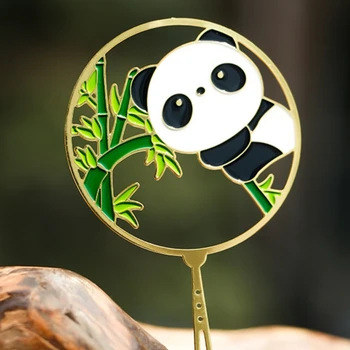 Метални Маркери Panda за Детски книгата любители Китайски Книжен Маркер