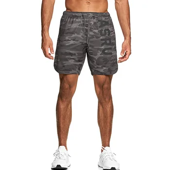 Мъжки летни бързо съхнещи спортни къси панталони за фитнес и културизъм, мъже дишащи спортни облекла за бягане, плажни Къси ежедневни панталони