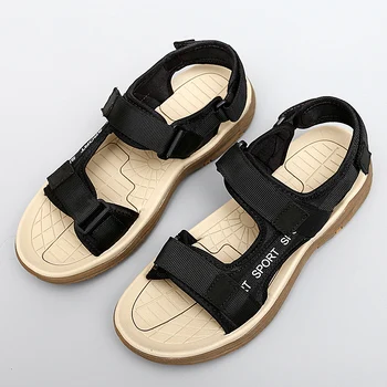 Мъжки сандали Golden Sapling, дишаща летни обувки за отдих, модерна плажна ежедневни обувки в стил ретро, Класически мъжки сандали за ходене на открито