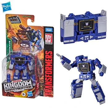 Оригинални Hasbro Transformers War for Cybertron: Kingdom Основната Class Wfc-K21 Soundwave 3,5-Инчови Фигурки Модел Играчки Подаръци
