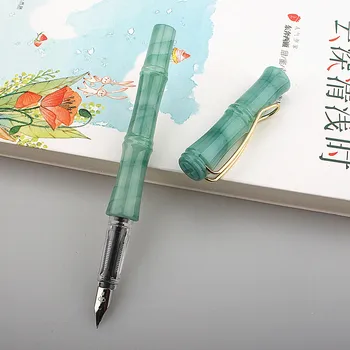Перьевая дръжка Kawaii, разменени мастило торбичка, 0,38 мм, луксозна химикалка за писане, цветно мастило, на ученически пособия, офис консумативи