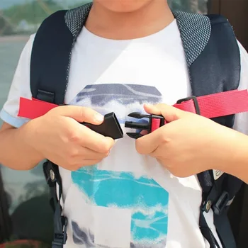 Регулируема презрамка за детско улично раница, 4 цвята, определен с каишка за рамо, нескользящий ремък за колан на автомобила, гърдите колан, за да чанта