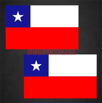 Самоличността на 2 Стикер с Чили и Флага на Винилови Етикети Етикети На Състезателна Каска
