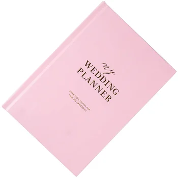 Сватбен Планиране книга Сватбен бележник Органайзер за лаптоп Подарък дневник Списание ангажименти Творчески календар на булката за душ