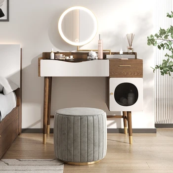 Скандинавски скрин, шкаф за съхранение, модерна и лесна за мебели за спални, малки домакински уреди от мрежата red