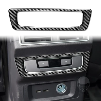 Стикер на задния панел регулиране на климатик за Audi Q5L 2018 Аксесоари за интериора на колата е от въглеродни влакна