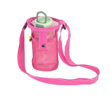 Удобен Спортен Държач за чаши вода за пътуване на открито, Найлон, чанта за бутилка с вода на едно рамо за улицата