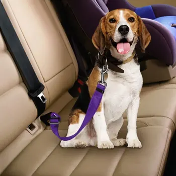 Универсален Регулируем колан за безопасност столчето за кола за кучета и котки Сигурен Рычажный Тяговый Яка Auto Magic Клип Колан Автоаксесоари