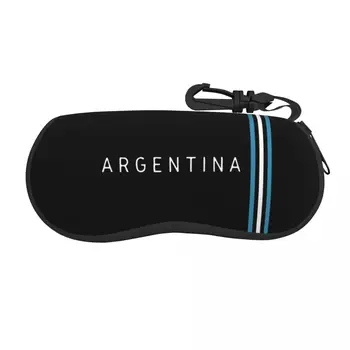 Флаг на Аржентина Калъф за очила с аржентинските си флага Модерен Калъф за четене легенди на футбола Кутия за очила с принтом