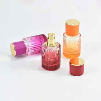 Цветен флакон за дозиране на парфюми от здрава стъкло Обем 30 мл за многократна употреба Многофункционален флакон-спрей за парфюми за пътуване