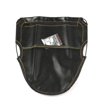 Чанта За Седалка на Мотоциклет, Скутер, Чанта За Съхранение Под Седалката, Кожена Чанта-Органайзер за Xmax PCX150 Tmanx NVX155