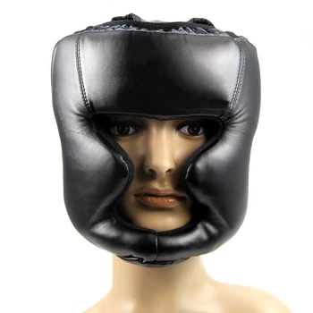 Черно Хубава шапка, предпазна каска за тренировка кикбоксинга, предпазни средства