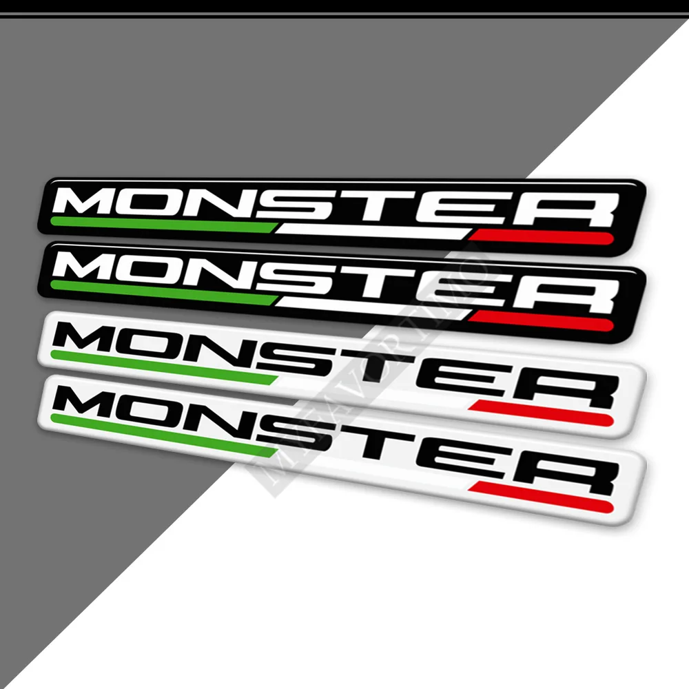 3D стикери за мотоциклети Ducati Monster 696 797 821 Stealth 1200 S Аксесоари за Защита на резервоара Обтекател Лого Емблема - 5
