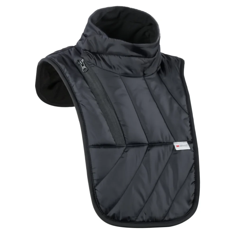 Мотоциклетни шалове-утеплители за врата за мъже и жени, Ветрозащитный зимата на шийката на носна кърпичка, защита на гърдата, аксесоари за езда с кожена чанта за съхранение - 3