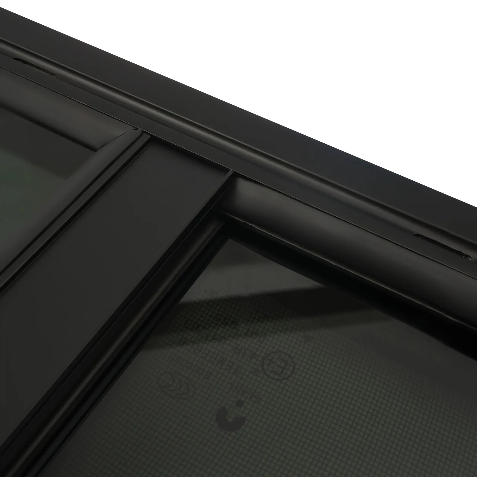 странично прозорец на микробуса размер 900x300 мм за къщата на колела на АВТОБУСА Раздвижное прозорец за защита от насекоми Черно  - 3