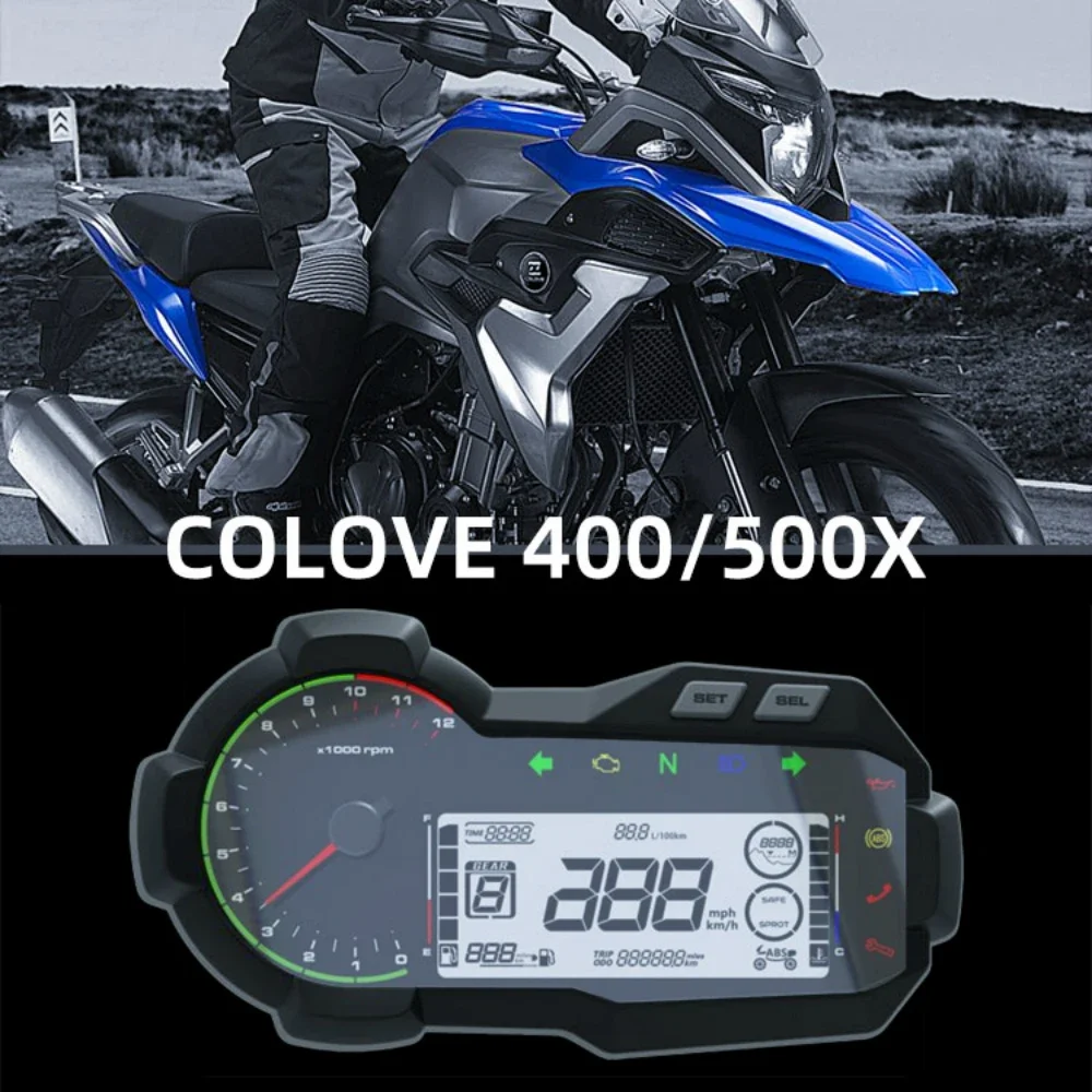 Spirit Beast Мотоциклетът Инструментална Филм с Висока Разделителна способност Защитно Нанопокрытие Огледала за Обратно виждане за Colove ZF400GY ZF500GY - 1