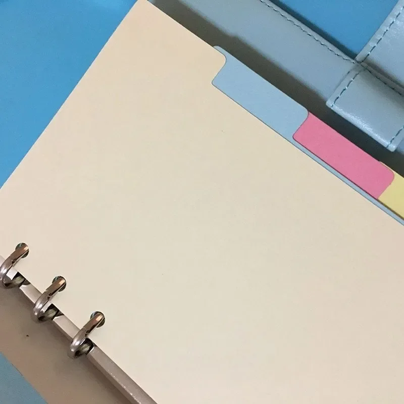 5 Листа / комплект Папка за тетрадных страници формат А5 с отрывными листа, Разделител за вътрешната страница на бележника, аксесоари за дневник - 4