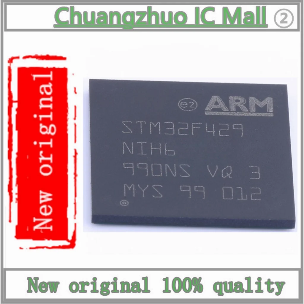 1 бр./лот STM32F429NIH6 STM32F429 IC MCU 32BIT, 2MB FLASH 216TFBGA Нов оригинален чип - 0