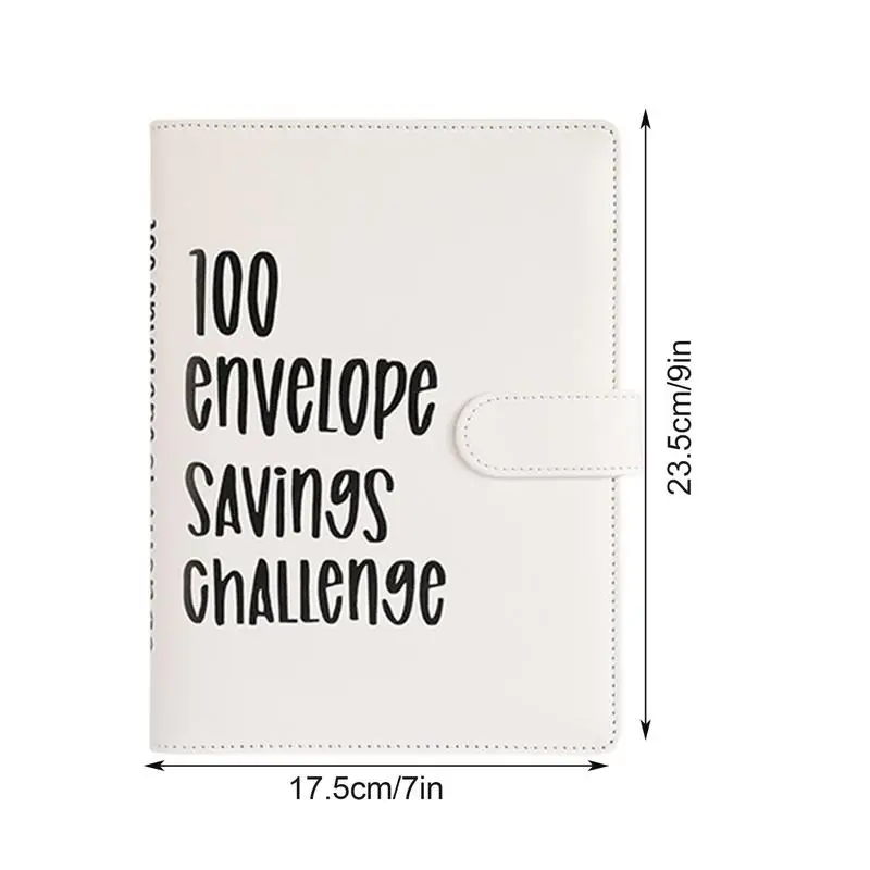 100 пликове Задачи за спестяване на пари Планер бюджет и задачи на спестяванията Книга с конвертами и задачи за икономия на средства - 5