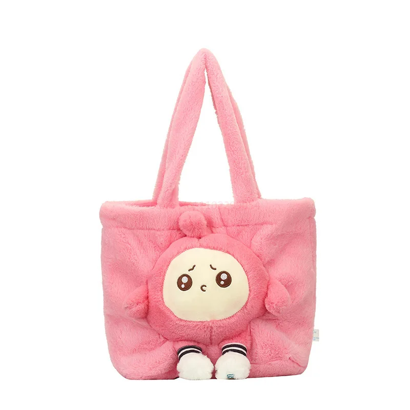 Нова чанта през рамо с участието на яйца Куроми My Melody, скъпа триизмерна плюшен кукла, чанта за съхранение, подарък за Коледа за момиче, Подарък за рожден ден - 4