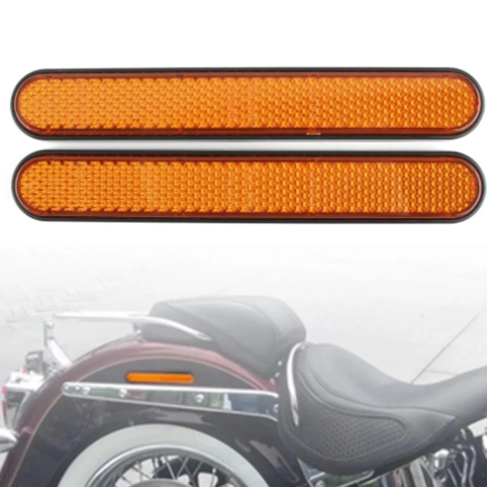 Стикер-рефлектор предната вилици на мотоциклети, слайдер за долните крака, Предупреждение за сигурност за Softail Sportster 883 1200 Жълт - 0