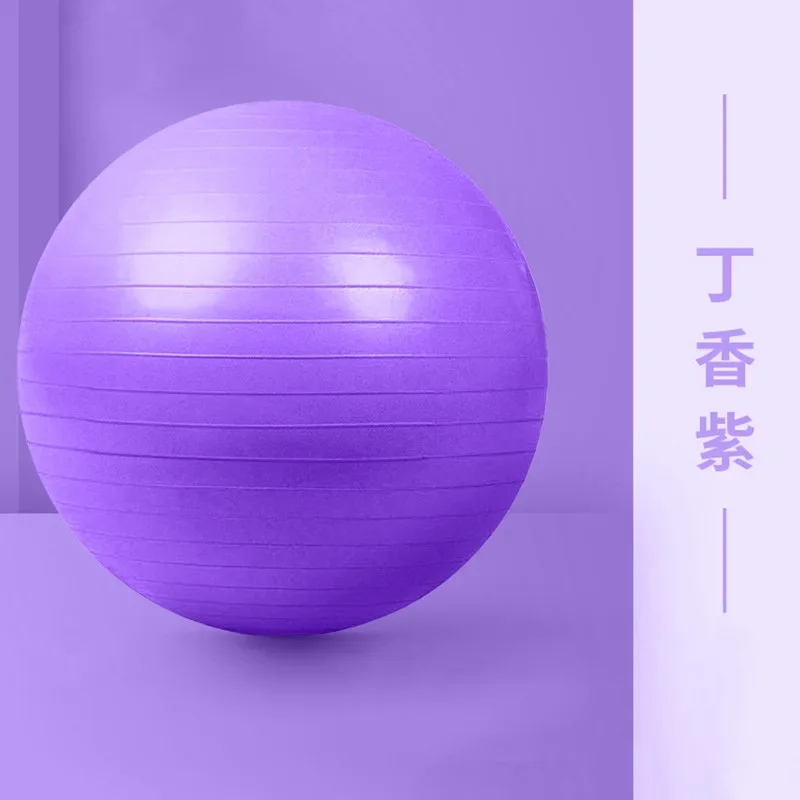 Елегантен топка за йога 55 см, пилатес, фитнес, топка за бременни, акушерски топката, дебели взривозащитен топка за йога - 4