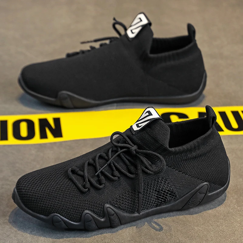 Стил на живот и Ежедневни обувки са Удобни и са удобни в чорап Обувки 2023 Нова черна спортни обувки, Мъжка мода Оригинални маратонки Мъжки - 2
