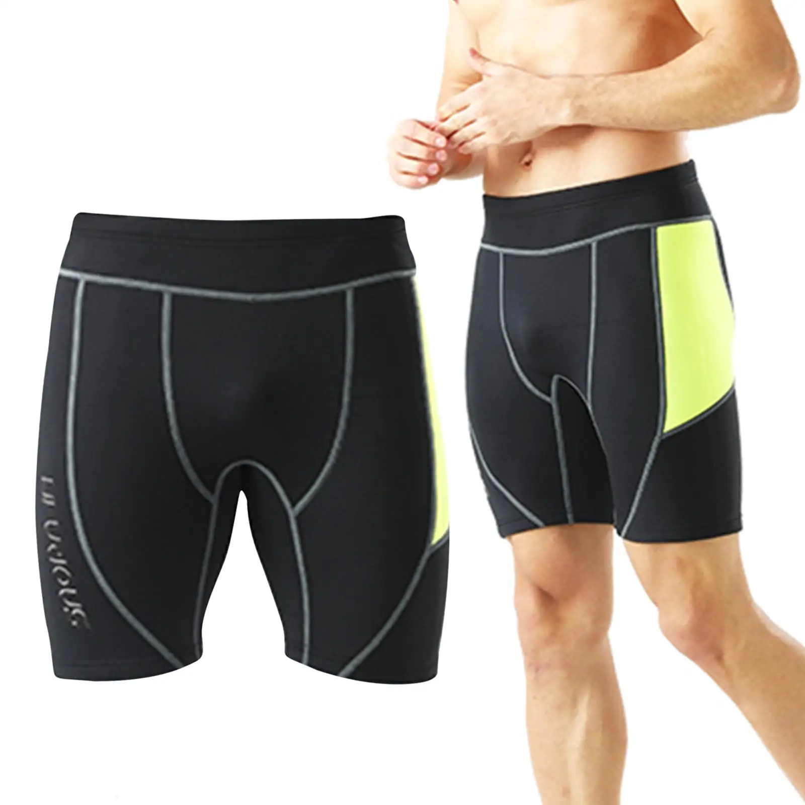 Мъжки неопренови шорти с дебелина 2 мм, за топене на неопрен за водна аеробика, спортни панталони за неопрен - 0