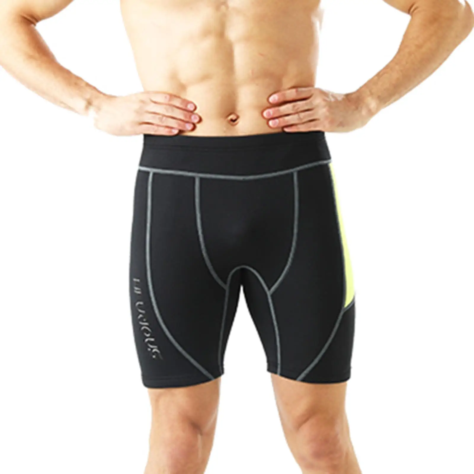 Мъжки неопренови шорти с дебелина 2 мм, за топене на неопрен за водна аеробика, спортни панталони за неопрен - 3