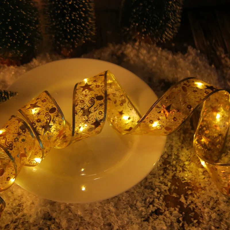 2024 Коледни светлини Led лента Украса за Коледната елха е Страхотна Светлина САМ Светлинна Венец за коледна украса Начало декор Навидад - 2