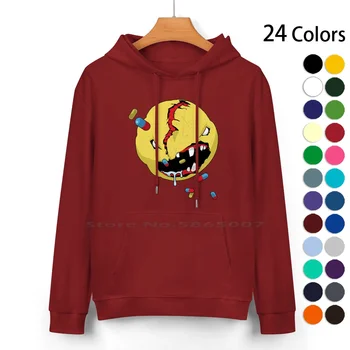 Любима риза V's Пуловер с качулка от чист памук, 24 Цвят на Keanu Reeves Gaming Cyber V Пънк, Пънк Срещу Ballad Резервоар Рэйверс Нощен Град