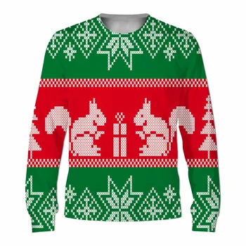 Маска Majoras с бесшовным фигура, легенда за Зельде, Грозна Коледен пуловер, подарък, пуловер на Дядо Коледа, мъже hoody и есента топ